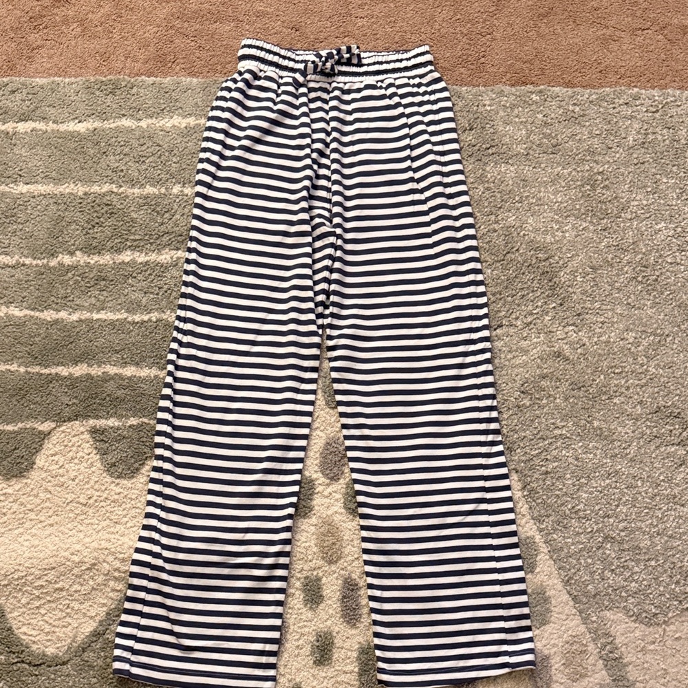 NWOT Daily Drills Striped Cotton Pants